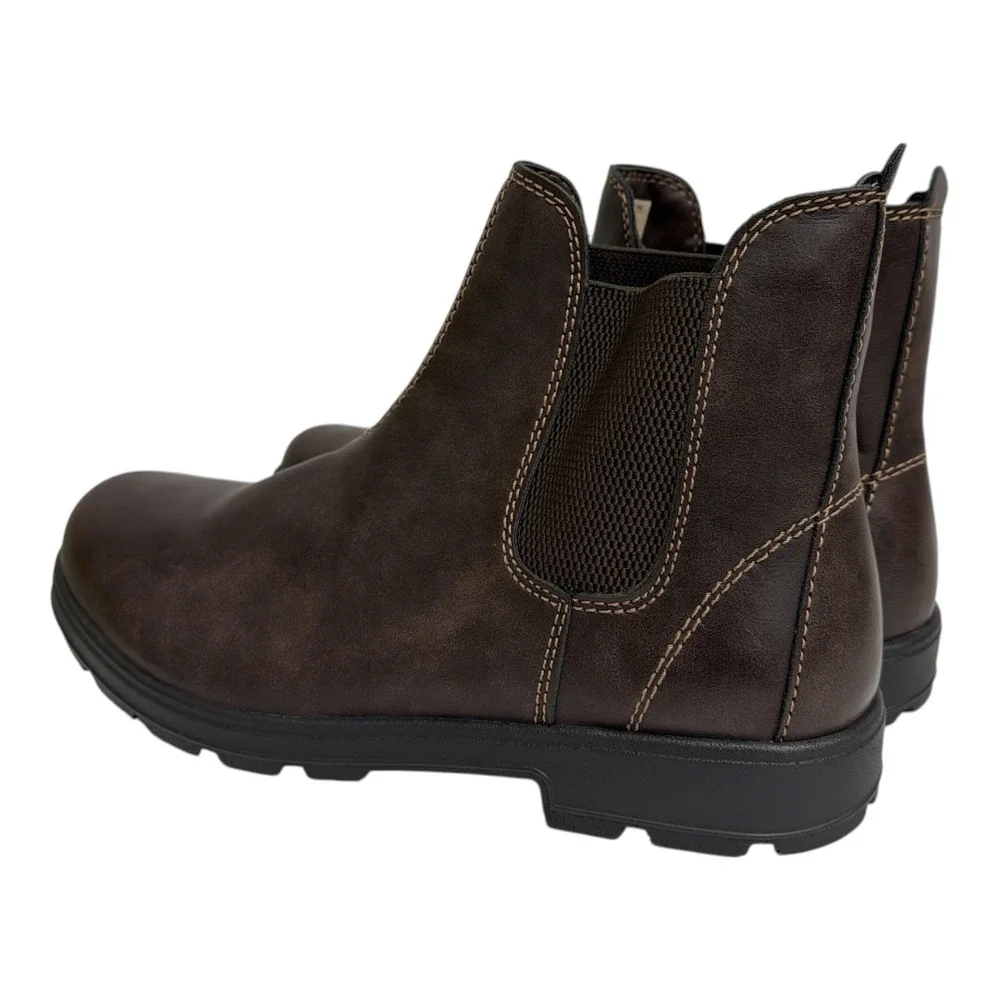 Eastland Men's Cyrus Chelsea Boots Size 12D EU46 Brown NWOT